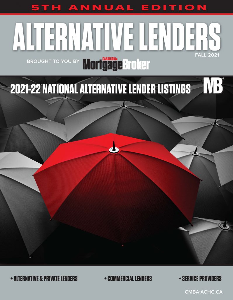 Alternative Lender Listings 2021 cover